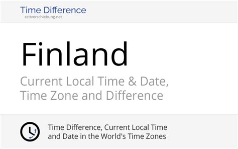 finland time difference